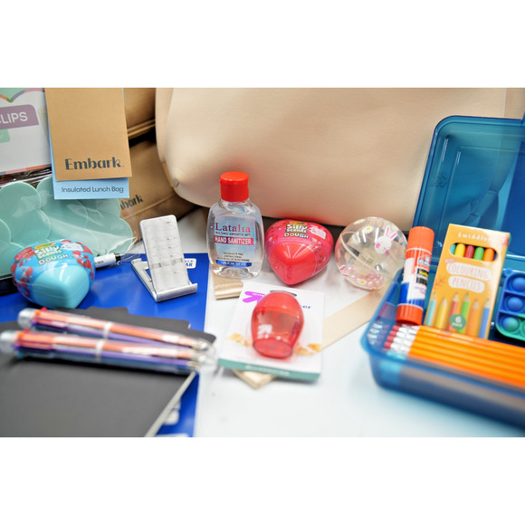 All in Motion Backpack & Lunch Bag w/ Supplies, Fidgets, USB, Water Bottle - Picture 16 of 16